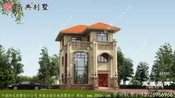 二层半带露台自建别墅