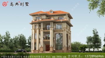 大气款式款三层半欧式风格自建别墅