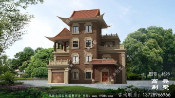 新中式风格四层别墅，满足主人需要的设计