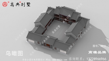 在老家建一座中式风别墅，享受乡村自然风光，也是很不错的。