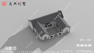 农村一层自建房图纸