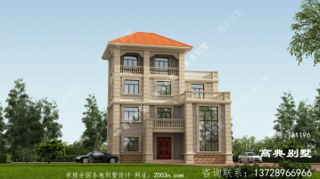 农村四楼半别墅建设设计图