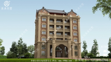 尽显奢华的中式风格七层别墅