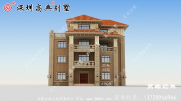 最新的四层自建房外观设计图，不仅外观好看，内部的布局更是天衣无缝。