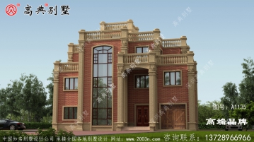 农村四层自建房效果图，盖起来毫不逊色，高端大气上档次