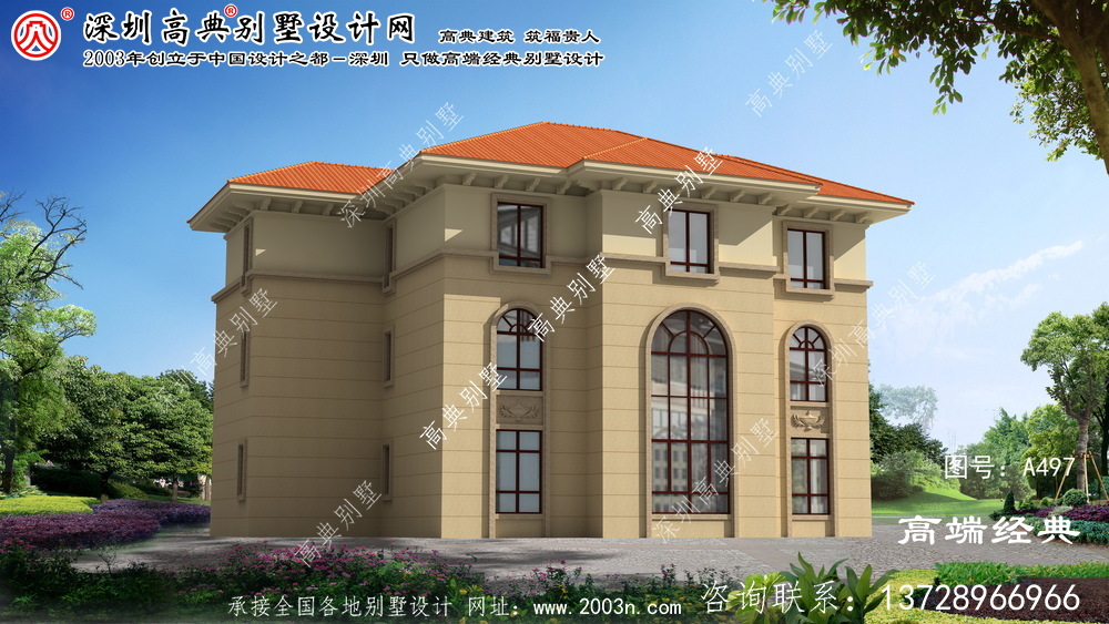 柯城区自营住宅别墅工程设计图