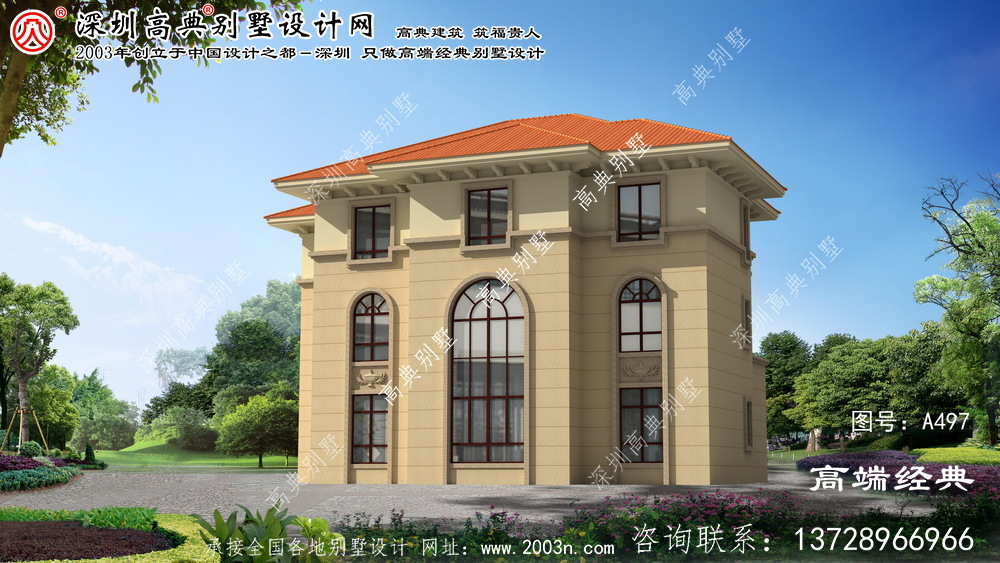 柯城区自营住宅别墅工程设计图
