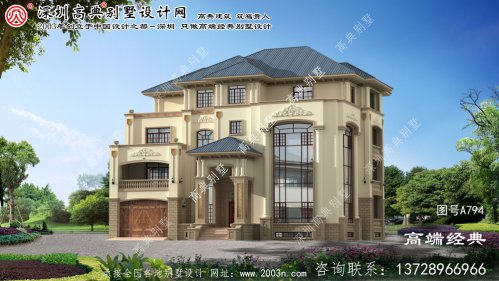巢湖市漂亮豪华复式别墅设计图