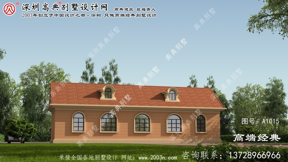 历城区小别墅外观实景图