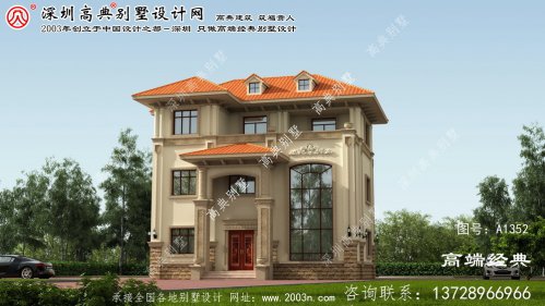 巨鹿县三层别墅效果图大全