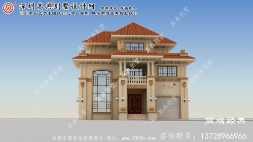 朝阳市3层别墅设计图带车库