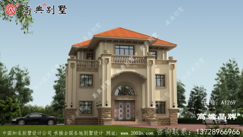 别墅设计效果图大全完美的外观造型 