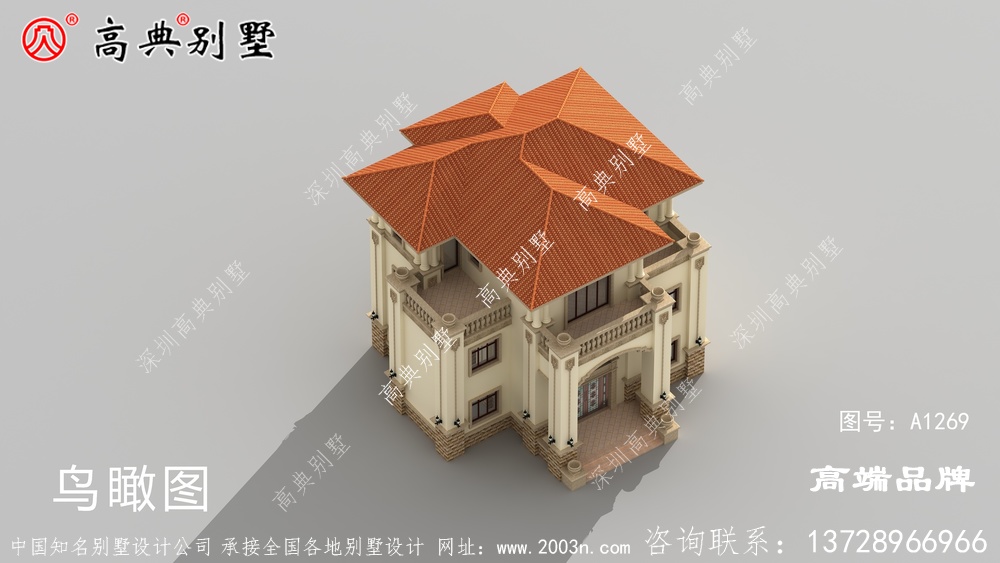 别墅设计效果图大全完美的外观造型 	