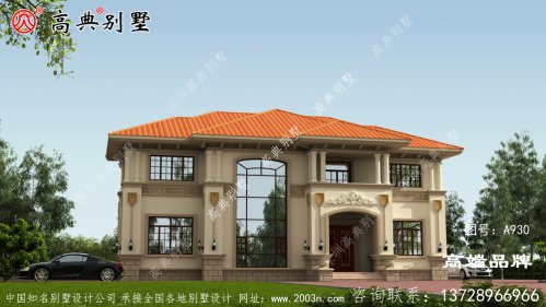 简欧农村别墅享受舒适农村生活。