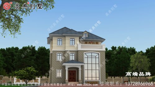 三层新农村房屋设计图造型都非常的气
