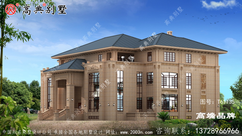 农村2层设计图沉稳庄重。