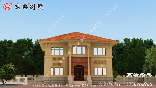 叶城市二层别墅设计图，亲戚见了都说