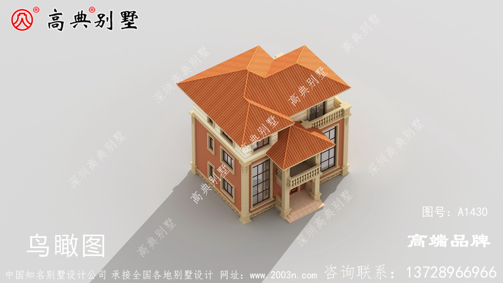 乡村房子设计色彩雅致温馨，户型方正实用