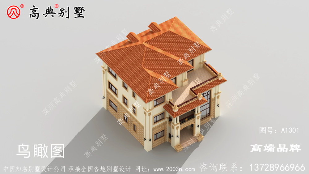 农村别墅外观效果图大全在农村建的热火朝天，图纸快收藏好