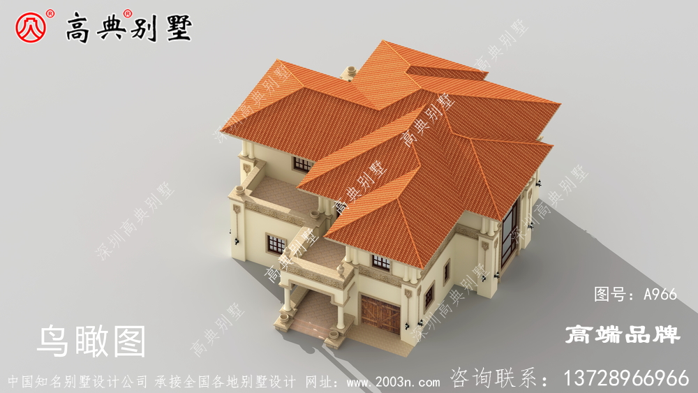 农村户型设计图外观华丽古典	