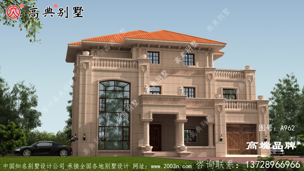 农村三层房屋设计图设计比较独特