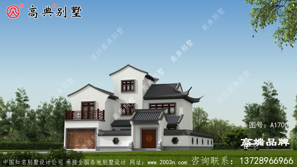 中式庭院别墅时尚潮流的造型