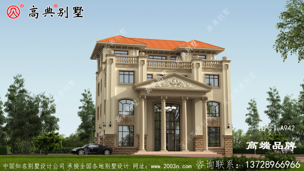 整个建筑提升墩重感，让建筑看起来比较稳重