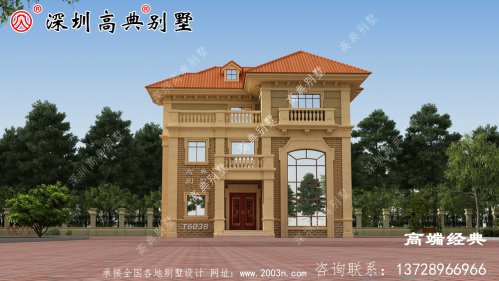 三层楼房设计图，豪华霸气极了，盖一