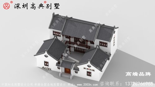二层农村自建房设计图，造型虽不显眼