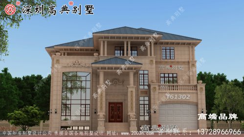 三层农村别墅设计图，复式设计很大气