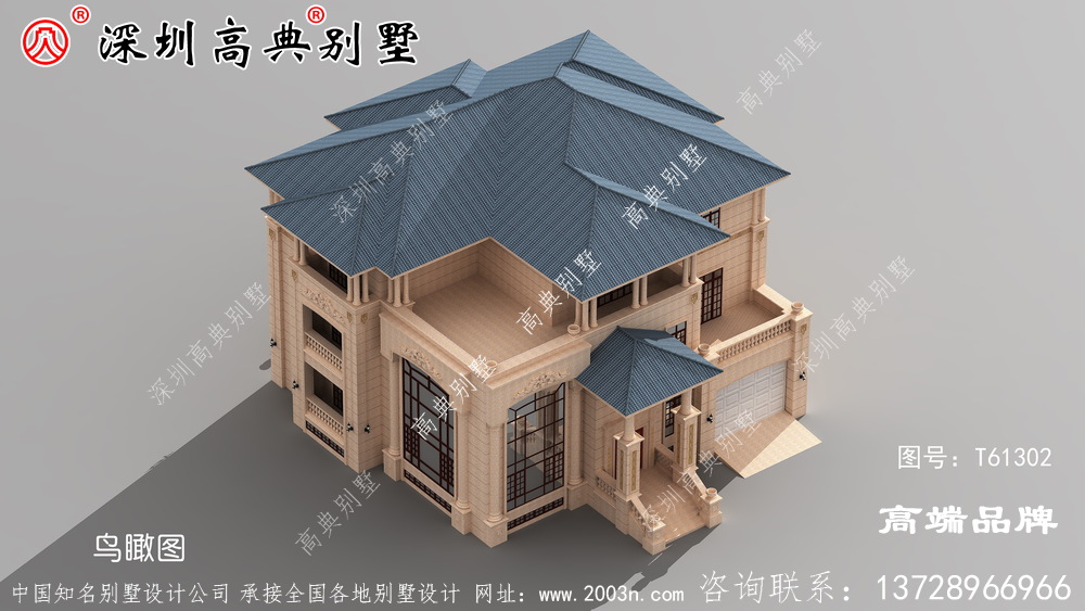 三层农村别墅设计图，复式设计很大气，最惊艳！