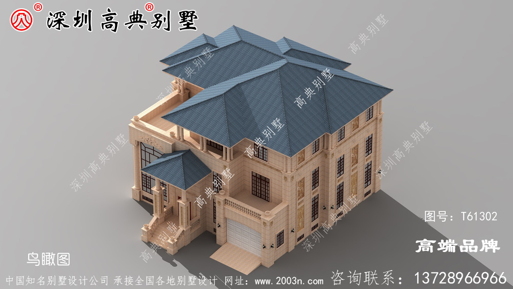 三层农村别墅设计图，复式设计很大气，最惊艳！