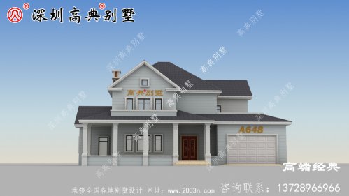一款乡下自建二层房图片，回家建一栋