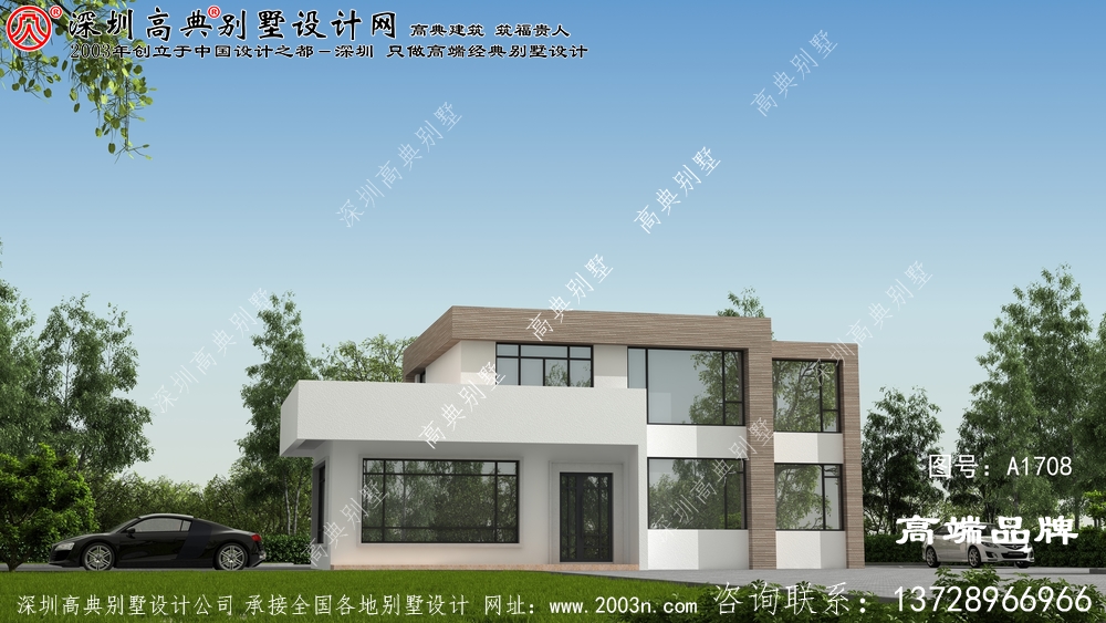 两层自建房设计图，是大多数人的建房选择