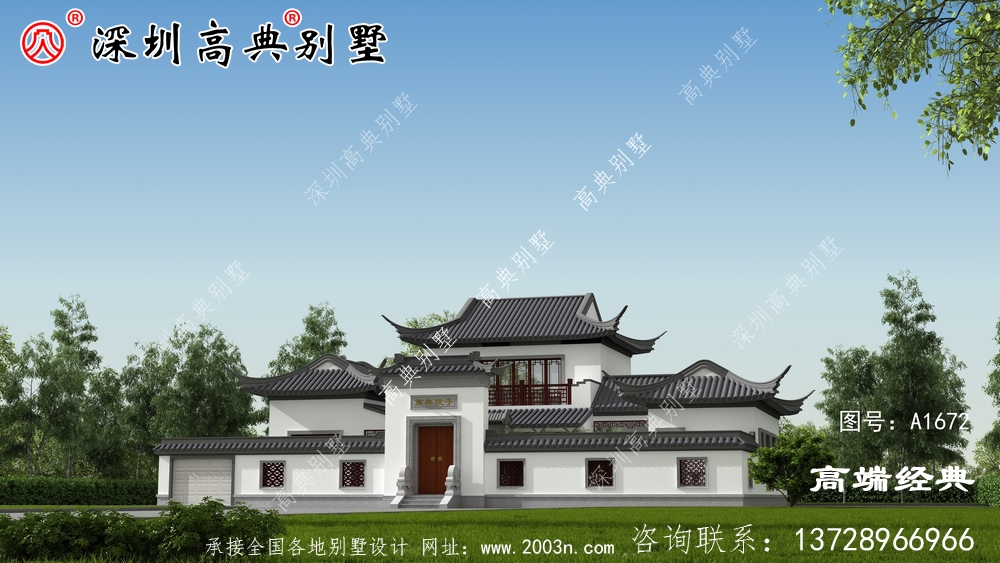 农村二层别墅设计图片，大气实用又接地气