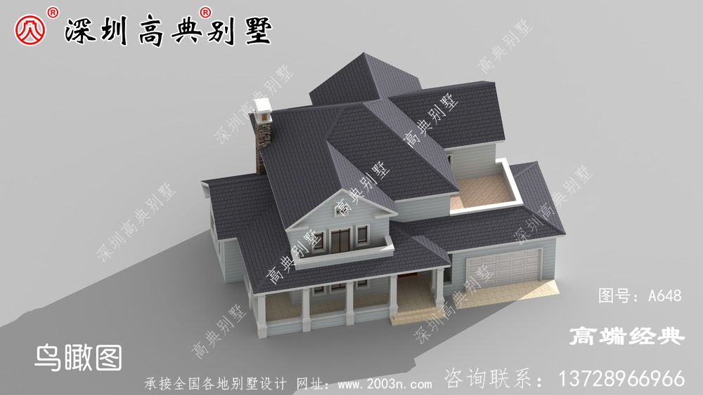 乡村二层别墅的最佳设计图，我也好想住在这样的房子里。