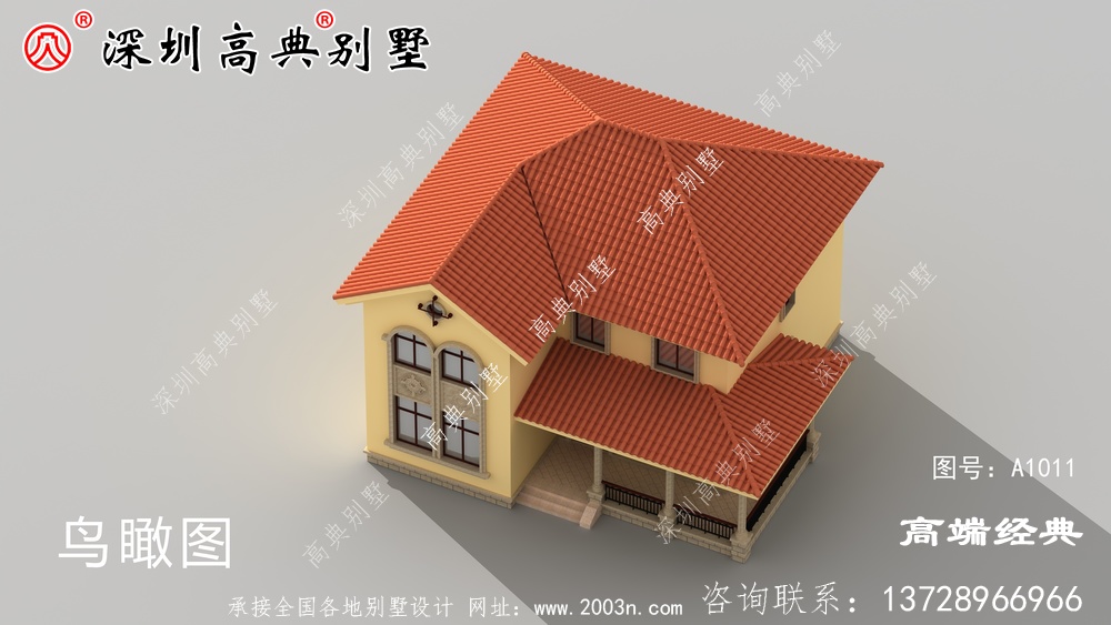 乡村一楼半的房子设计图，既省钱又舒适，可以给父母盖养老房。