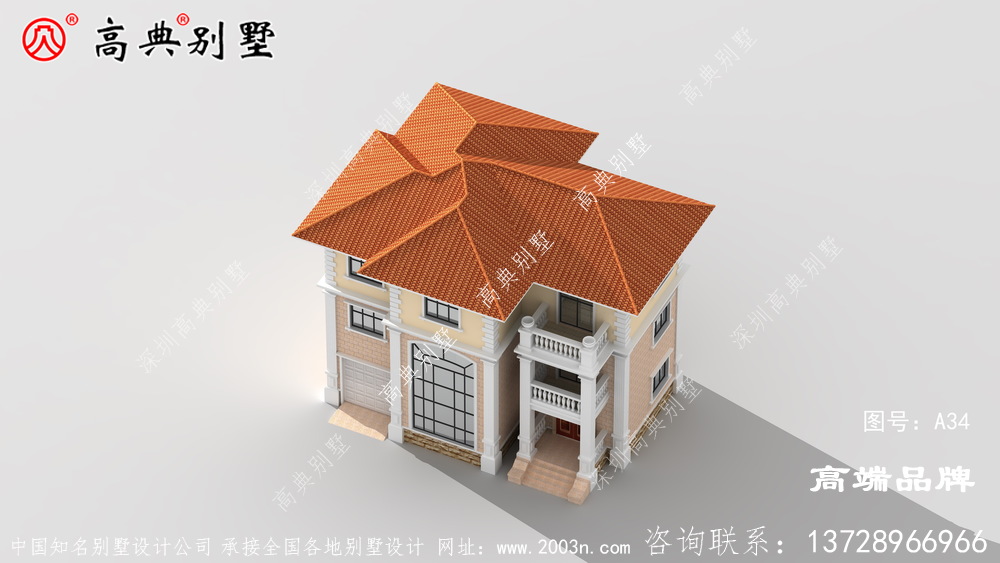 错层的屋顶外观造型还原乡村生活之美