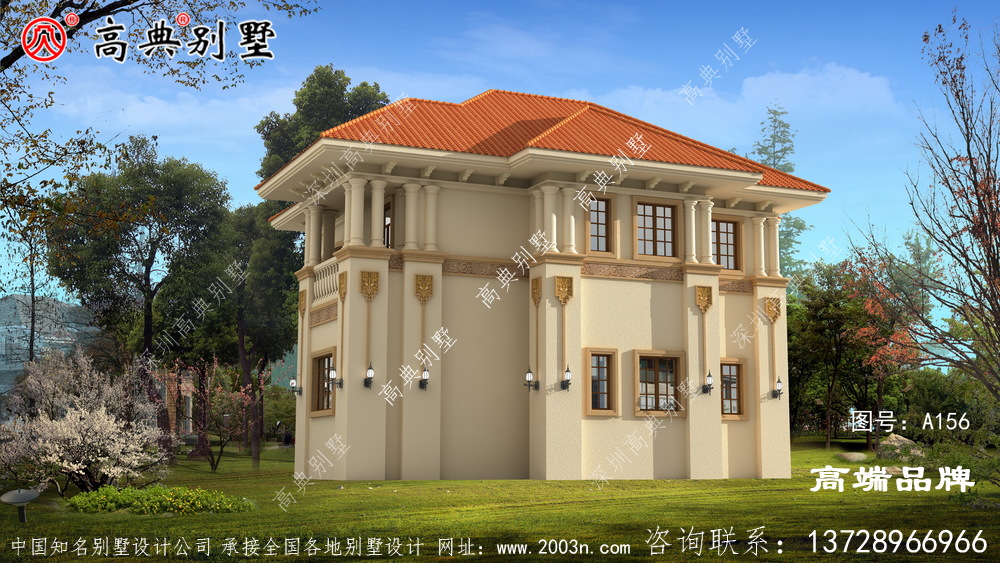 结构南北透明，四面采光极佳