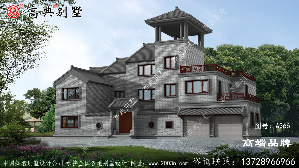 中式庭院符合80后 、90后的建房审美标准