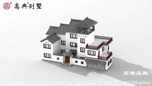 中式庭院符合80后 、90后的建房审美标准