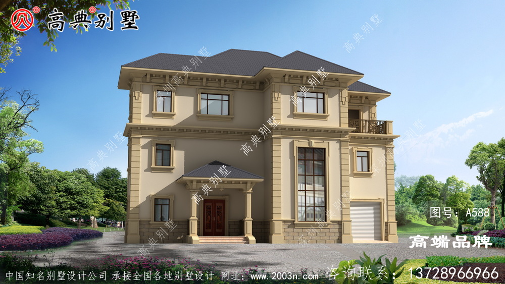错落有致的外观设计非常独特 ，大露台观景视野优良