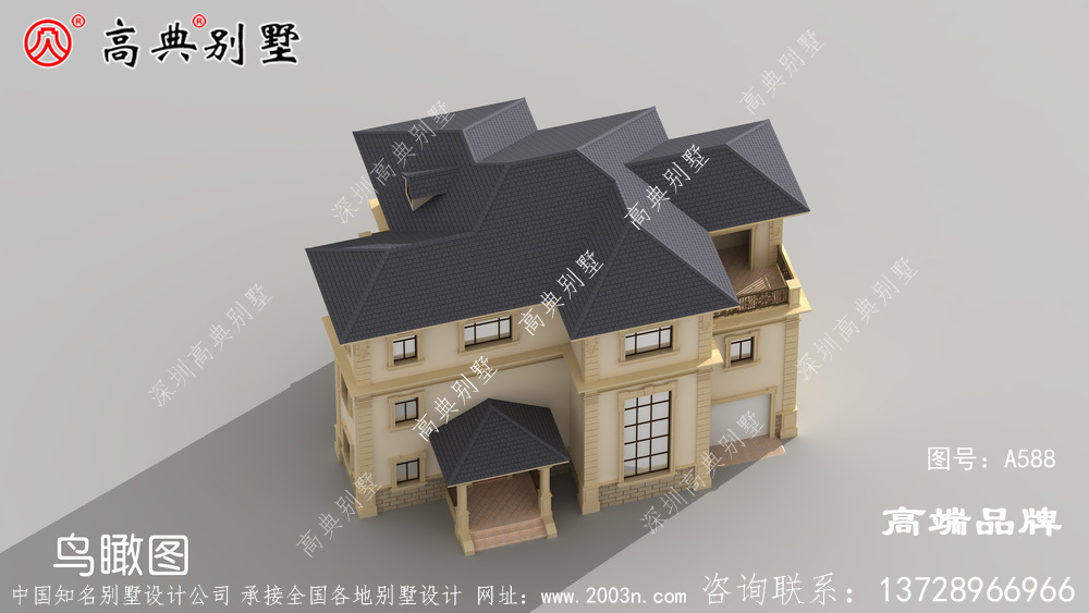 错落有致的外观设计非常独特 ，大露台观景视野优良